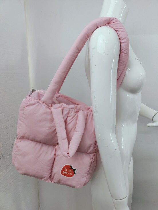 Simply Pop Handbags - Simply Pop 'In My Pop Era' Pink Puffer Tote Bag, OS